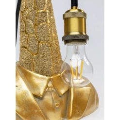 Lampe A Poser Animal Giraffe Dore 50Cm