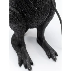Lampe A Poser Animal Kangaroo Noir Mat 46Cm