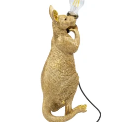Lampe A Poser Animal Kangaroo Dore 46Cm