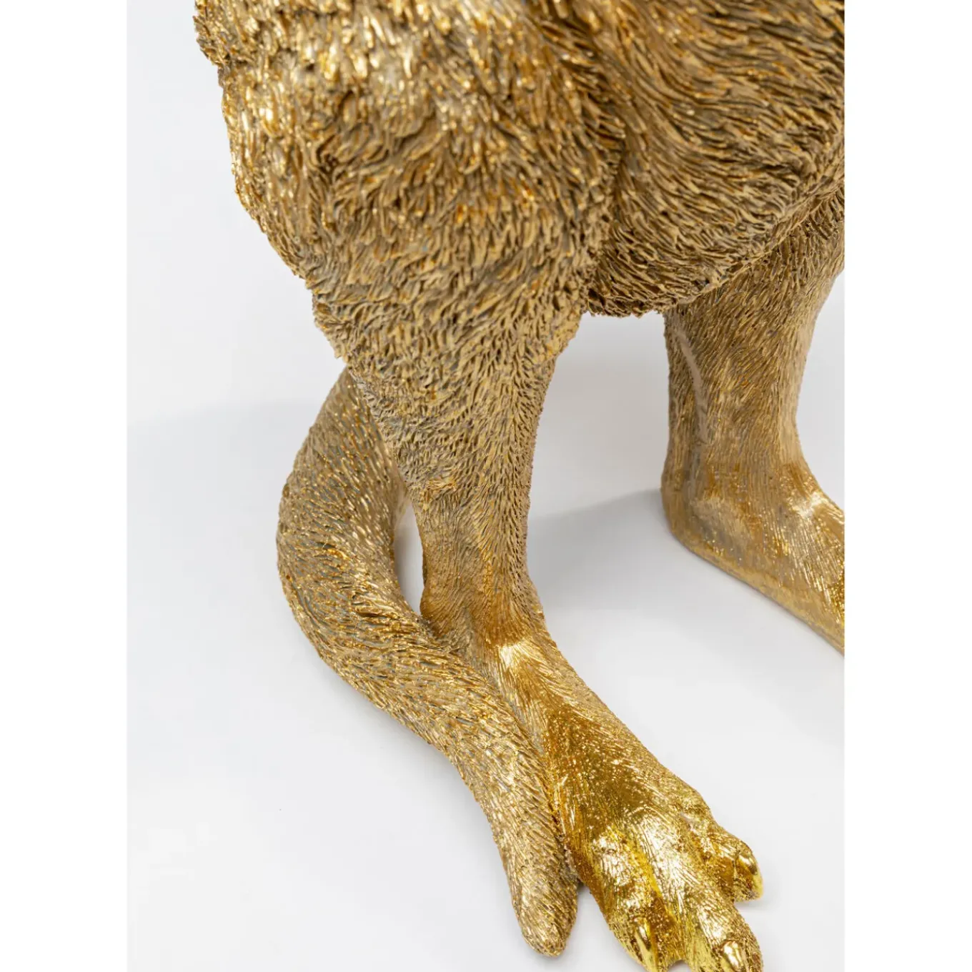 Lampe A Poser Animal Kangaroo Dore 46Cm