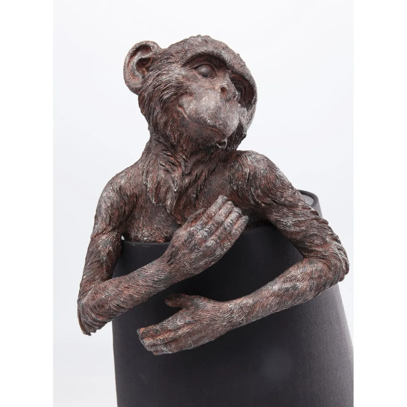 Lampe A Poser Animal Monkey Marron
