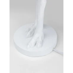 Lampe A Poser Animal Ostrich Blanc 66Cm