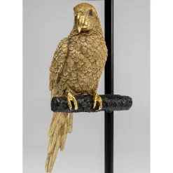 Lampe A Poser Animal Parrot Dore 56Cm