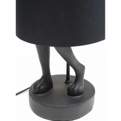 Lampe A Poser Animal Rabbit Noir 68Cm