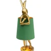 Lampe A Poser Animal Rabbit Dore/Vert 68Cm