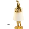 Lampe A Poser Animal Rabbit Dore/Blanc 50Cm