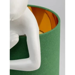 Lampe A Poser Animal Rabbit Blanc/Vert 68Cm