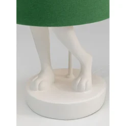 Lampe A Poser Animal Rabbit Blanc/Vert 68Cm