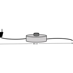 Lampe A Poser Apollon O28Cm