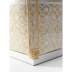 Lampe A Poser Basket Creme 73Cm