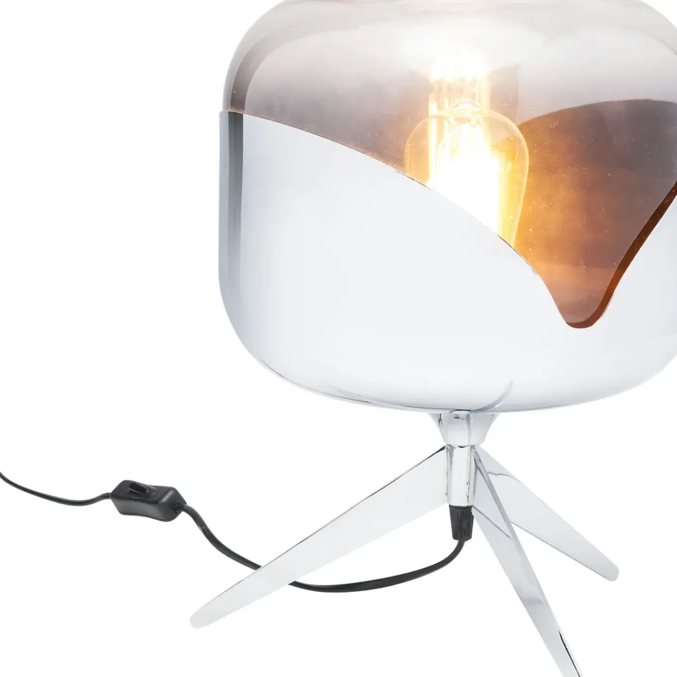 Lampe A Poser Chrome Goblet Ball