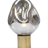 Lampe A Poser Dough Argente 38Cm