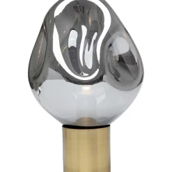 Lampe A Poser Dough Argente 38Cm