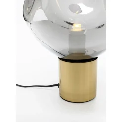 Lampe A Poser Dough Argente 38Cm