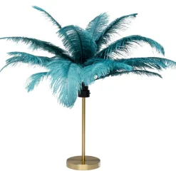 Lampe A Poser Feather Palm Vert 60Cm