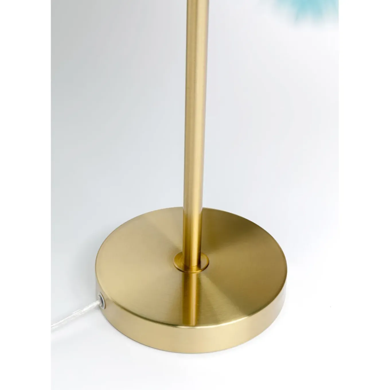 Lampe A Poser Feather Palm Vert 60Cm