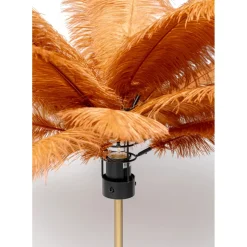 Lampe A Poser Feather Palm Rusty Red 60Cm