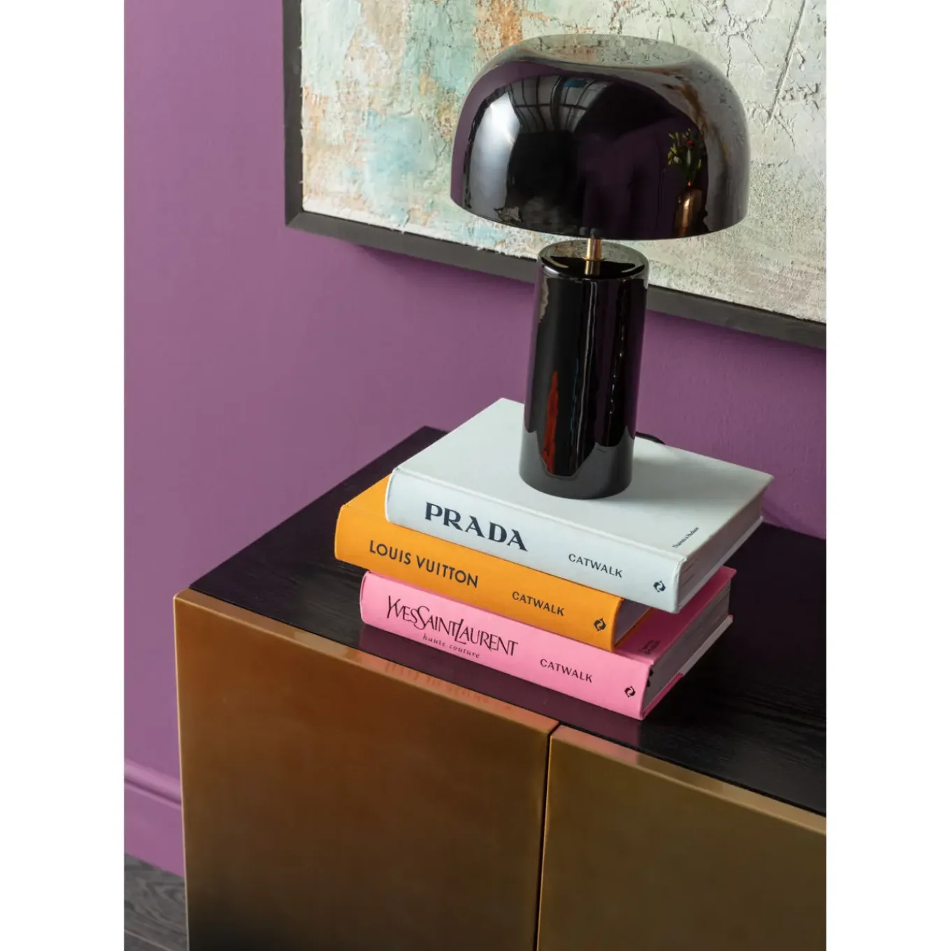 Lampe A Poser Loungy Noir 38Cm