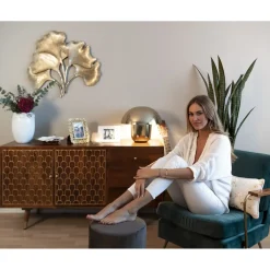 Lampe A Poser Mushroom Laiton