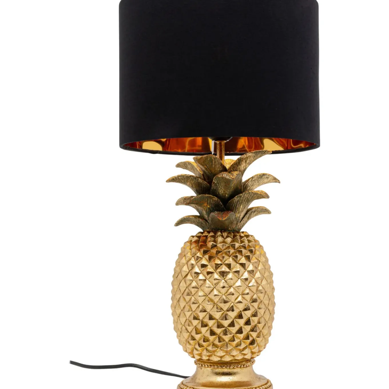 Lampe A Poser Pineapple Dore 47Cm