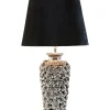 Lampe A Poser Rose Argente´ 57Cm