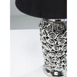 Lampe A Poser Rose Argente´ 57Cm