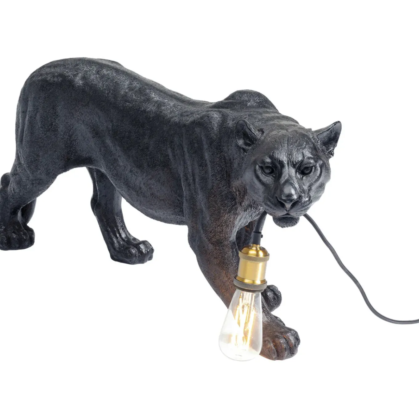 Lampe De Sol Animal Bagheera 40Cm