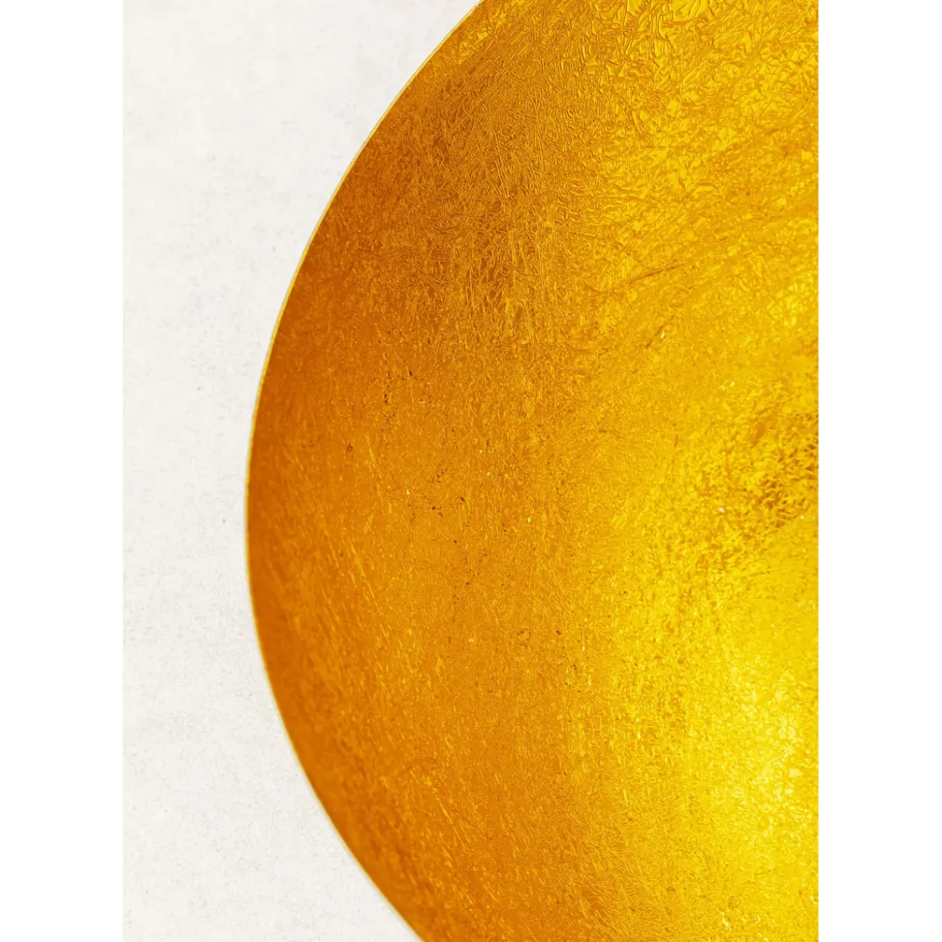 Lampe De Sol Apollon Smooth Dore O35Cm