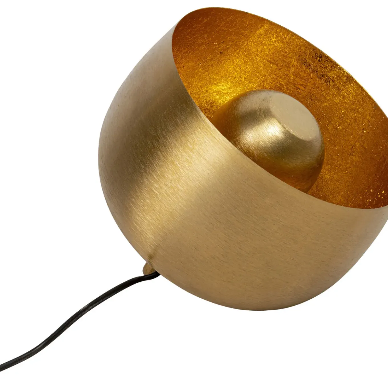 Lampe De Sol Apollon Smooth Dore O28Cm