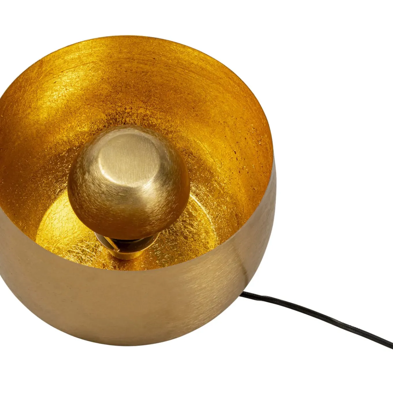 Lampe De Sol Apollon Smooth Dore O28Cm