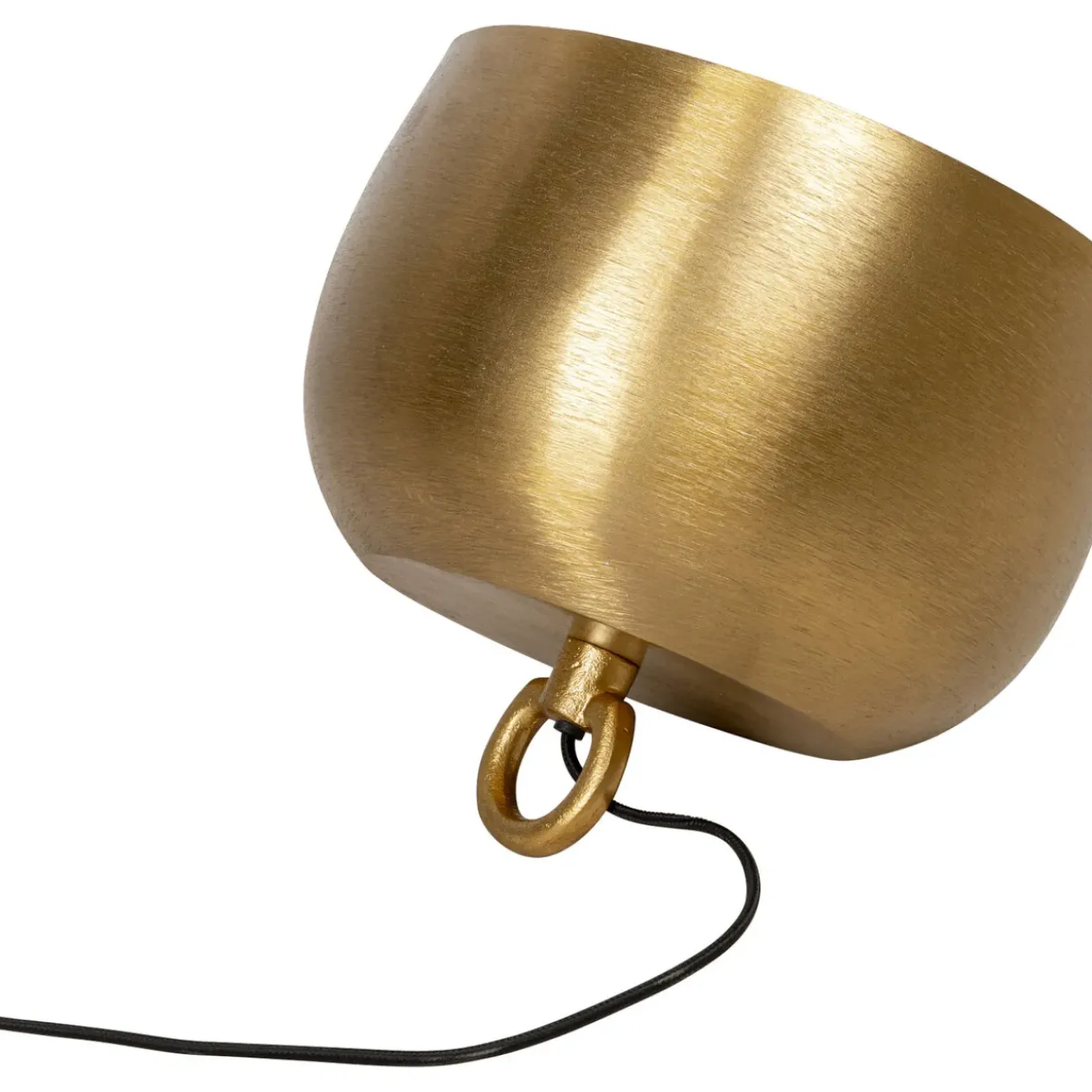 Lampe De Sol Apollon Smooth Dore O28Cm