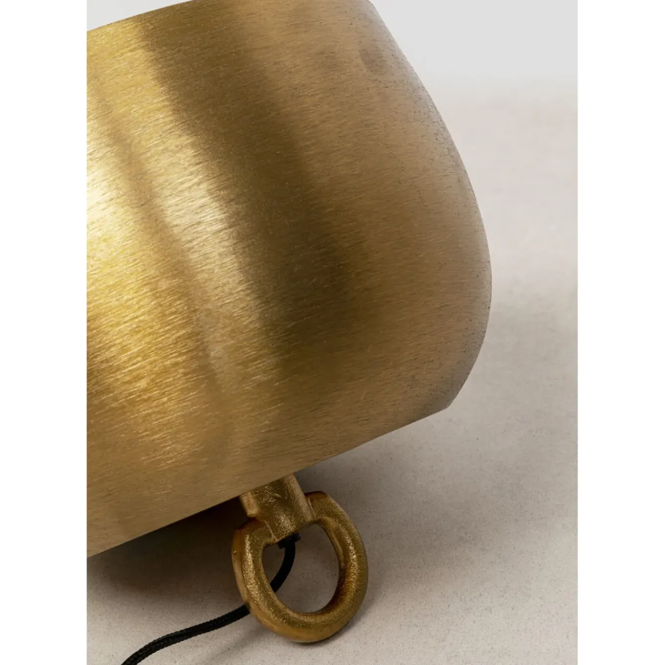 Lampe De Sol Apollon Smooth Dore O28Cm