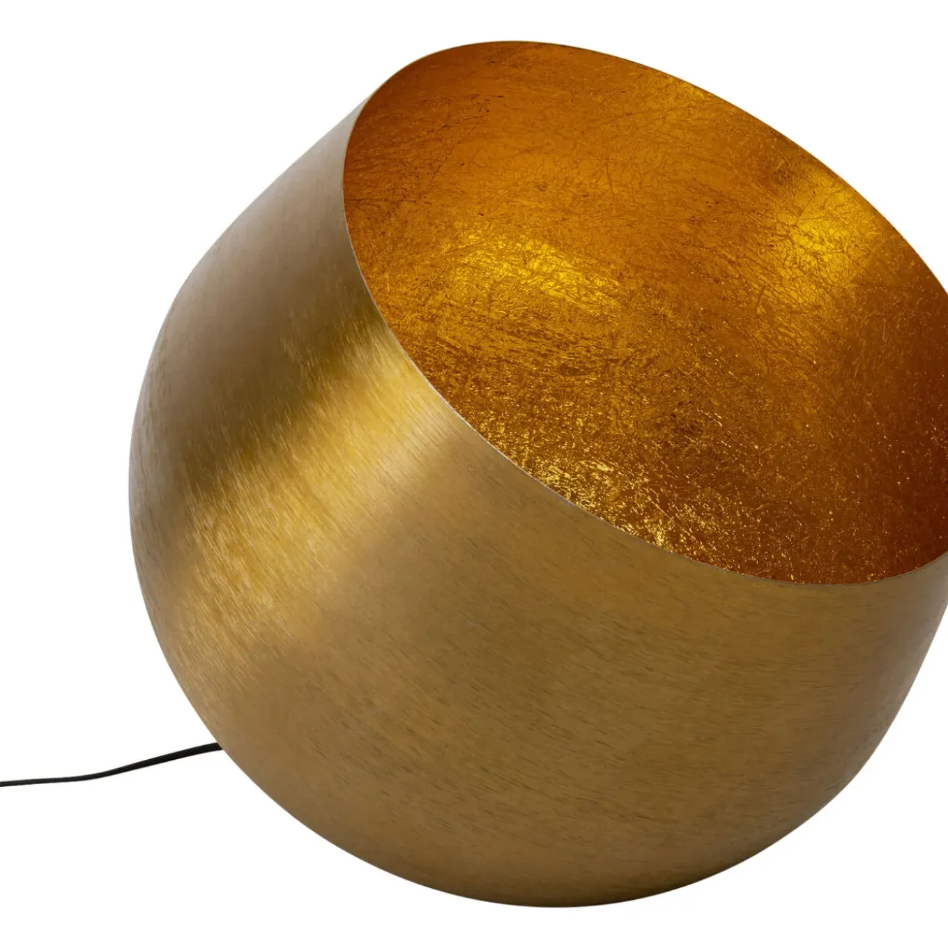 Lampe De Sol Apollon Smooth Dore O50Cm