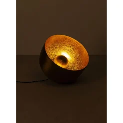 Lampe De Sol Apollon Smooth Noir O35Cm