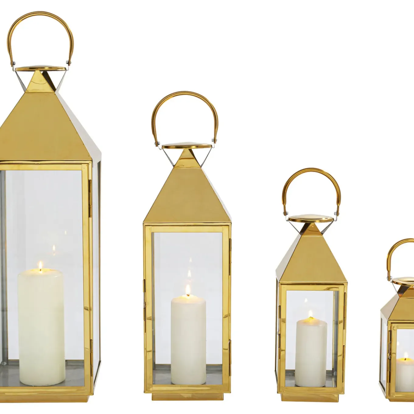 Lanterne Giardino Dore (4/Set)