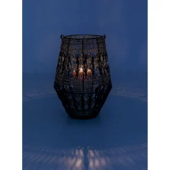 Lanterne Hayat Noir 33Cm