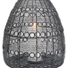 Lanterne Hayat Noir 37Cm