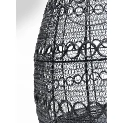 Lanterne Hayat Noir 37Cm