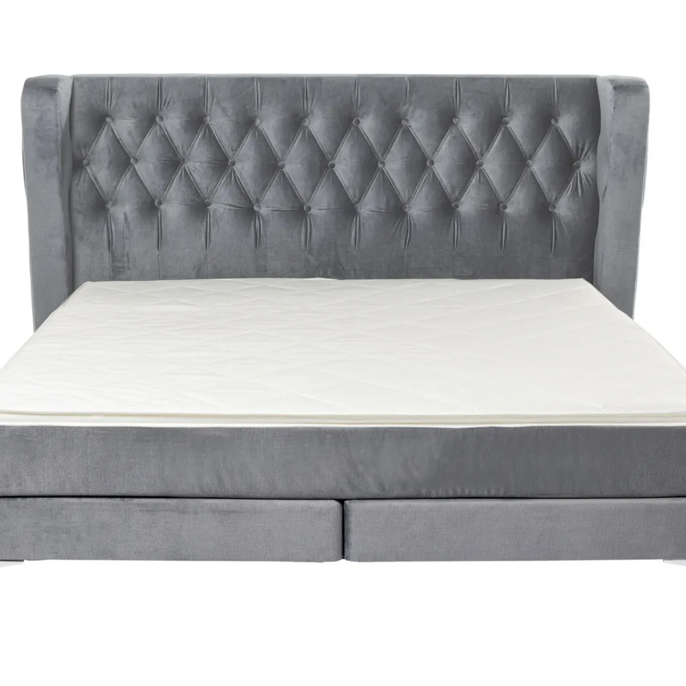 Lit Boxspring Benito Moon Gris 180X200