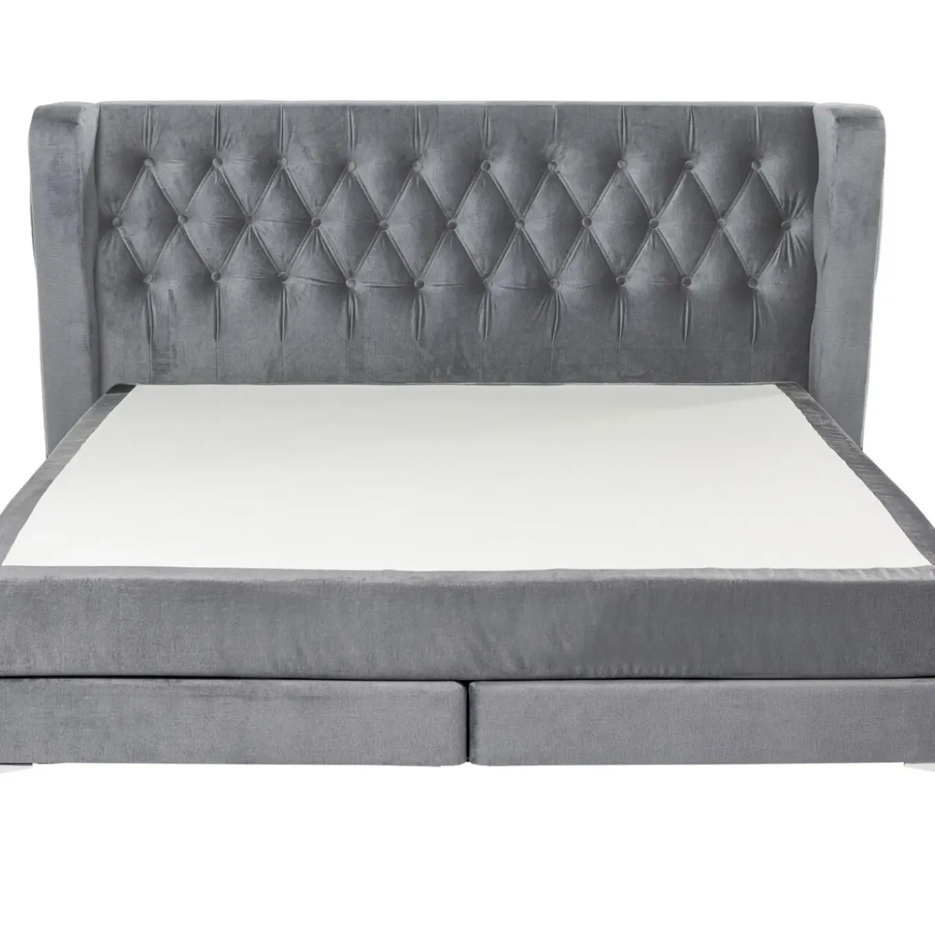 Lit Boxspring Benito Moon Gris 180X200