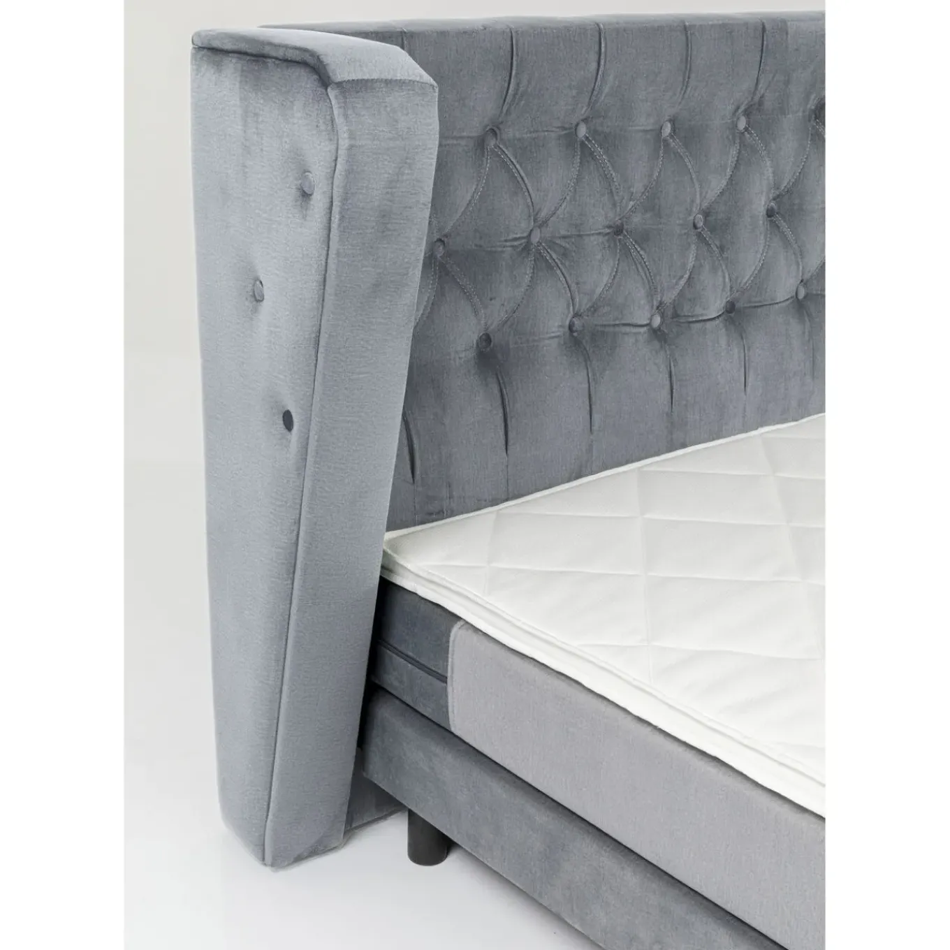 Lit Boxspring Benito Moon Gris 180X200