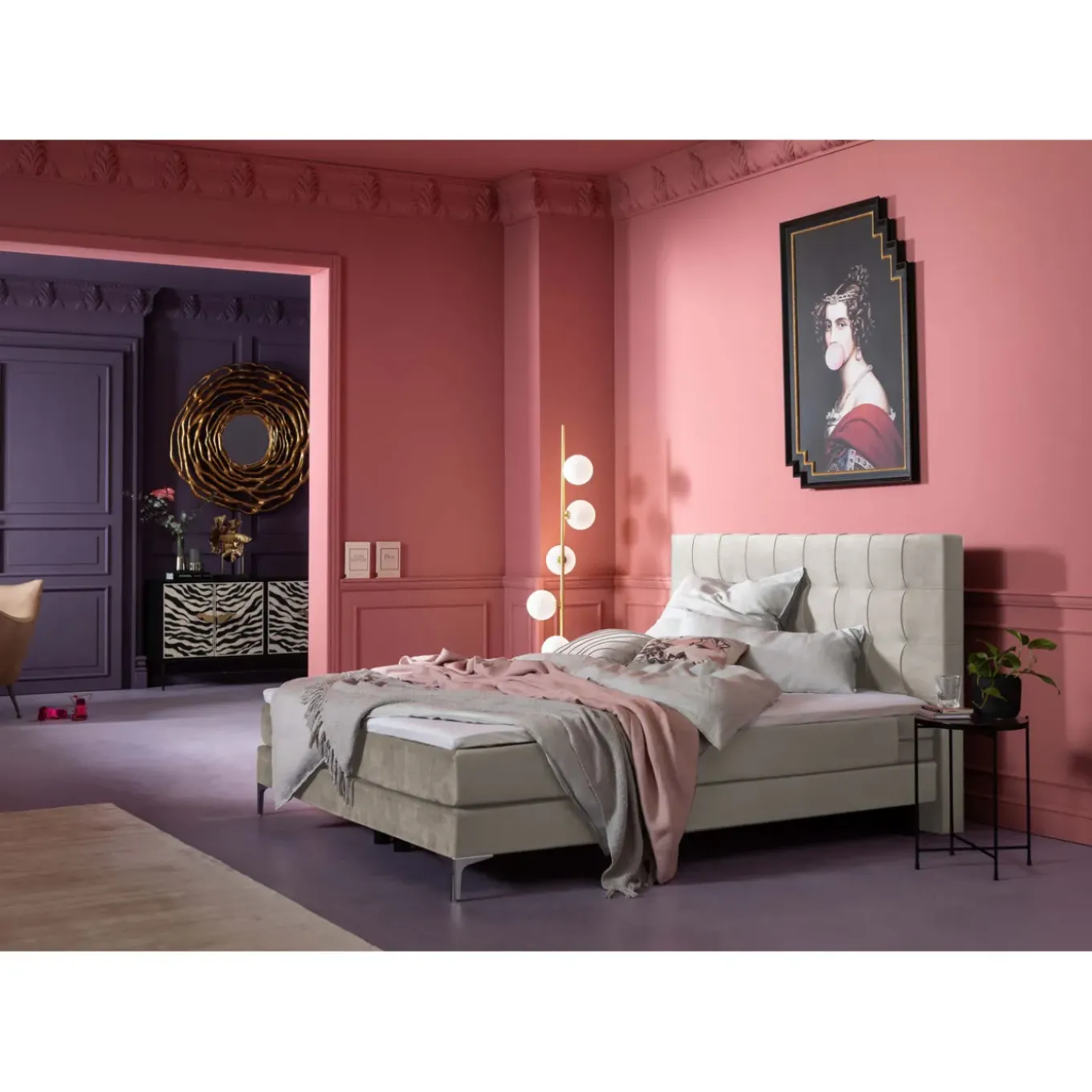 Lit Boxspring Benito Star Creme 180X200