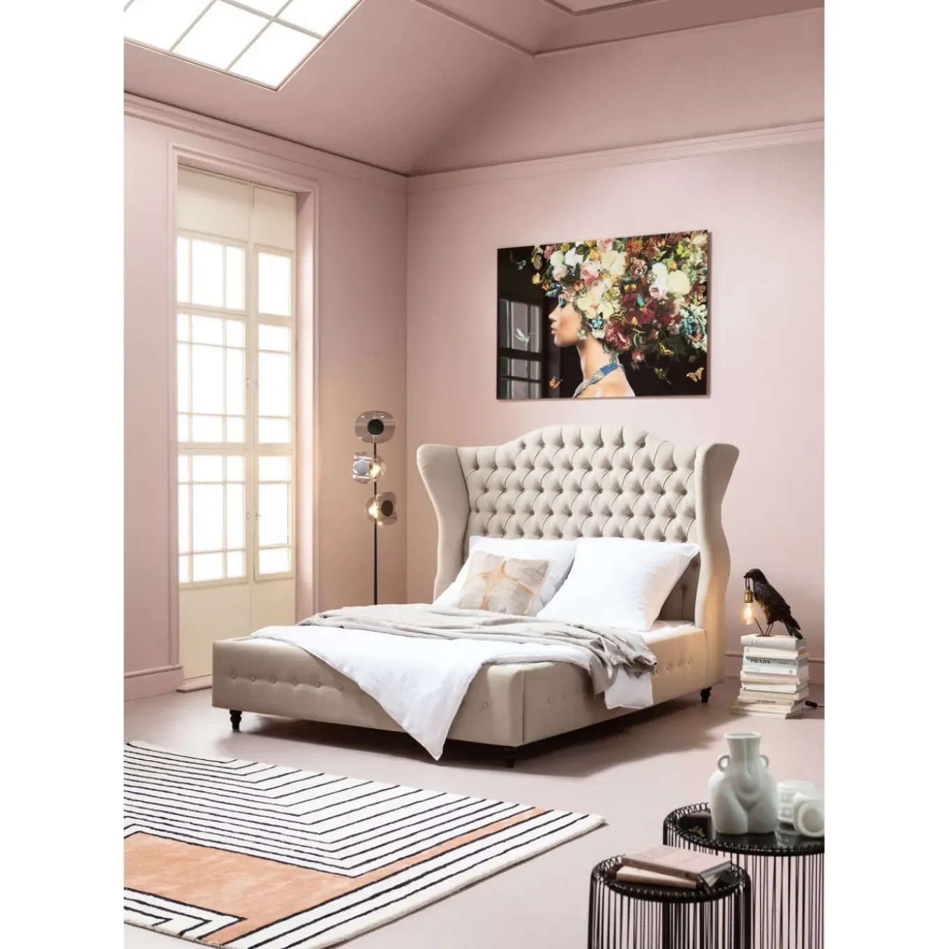 Lit City Spirit 160X200Cm Lin Naturel