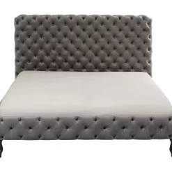 Lit Desire Haut Gris Argente 180X200Cm