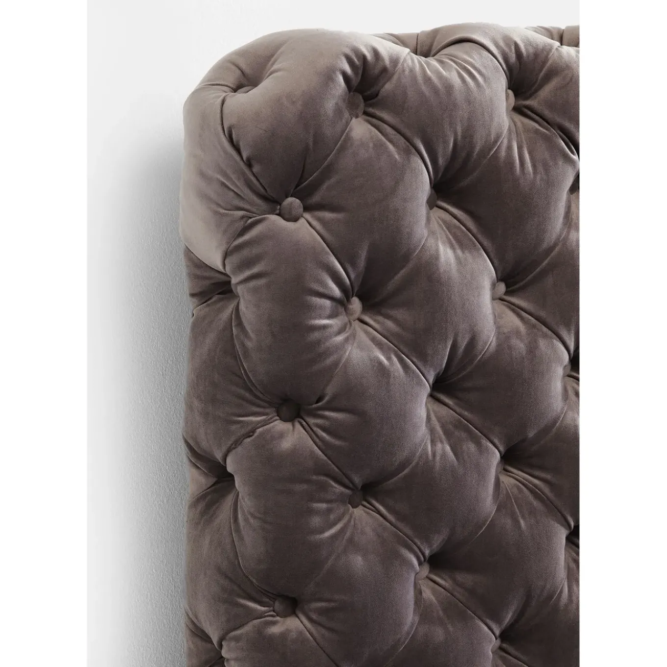 Lit Desire Haut Gris Argente 180X200Cm