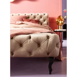 Lit Desire Velours Ecru 160X200Cm