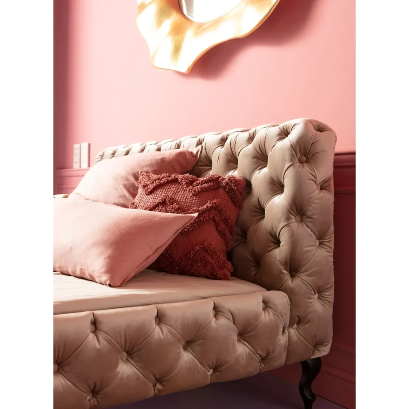 Lit Desire Velours Ecru 180X200Cm