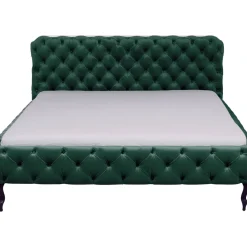 Lit Desire Velours Vert 180X200Cm
