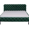 Lit Desire Velours Vert 160X200Cm