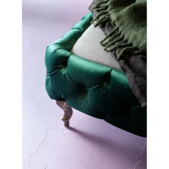 Lit Desire Velours Vert 160X200Cm